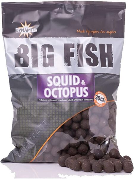 Dynamite baits 20mm/1,8kg Squid & Octopus, Kalmāra un astoņkāja boilas