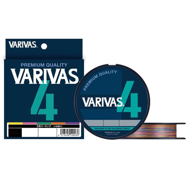 VARIVAS Premium Quality X4 Braid Line Multi Color 150m, 4 dzīslu pītā aukla