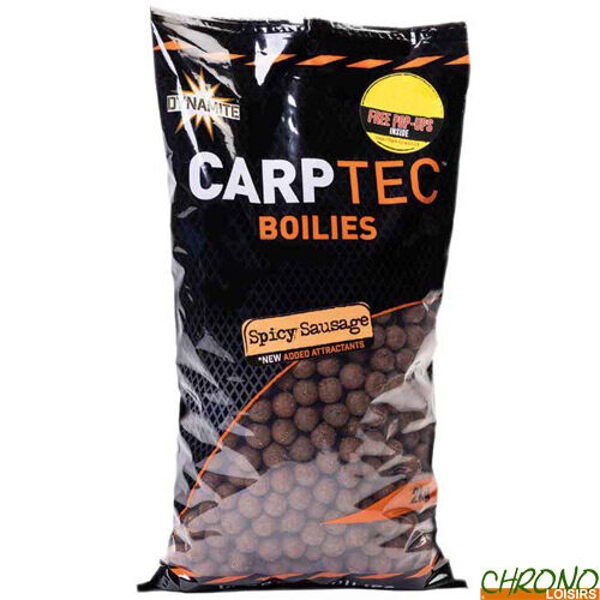 DYNAMITE Spicy Sausage Boilies, Asās desas boilas 1kg