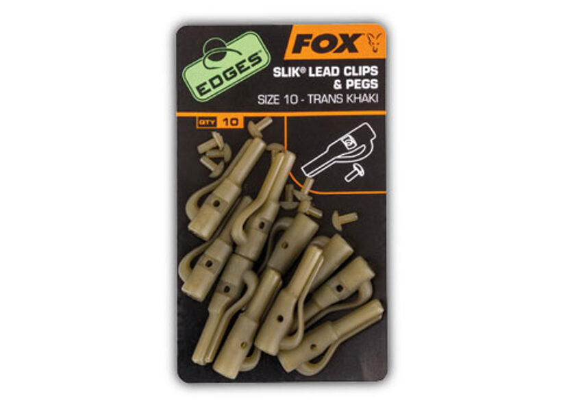 FOX EDGES SLIK LEAD CLIP + PEGS