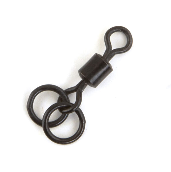 FOX EDGES™ Double Ring Swivel, Griezulis ar dubulto gredzenu