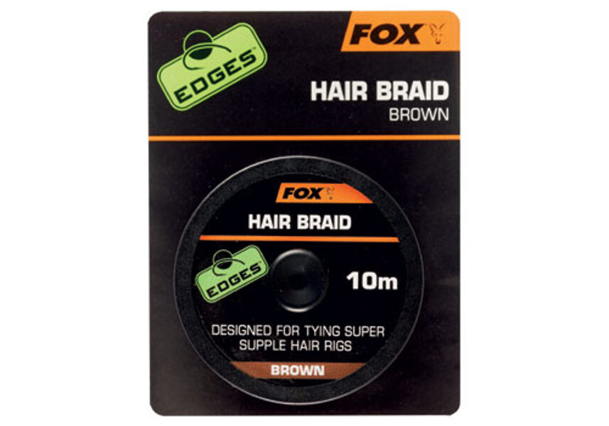 FOX EDGES™ Hair Braid - 10m, Mata aukla brūna
