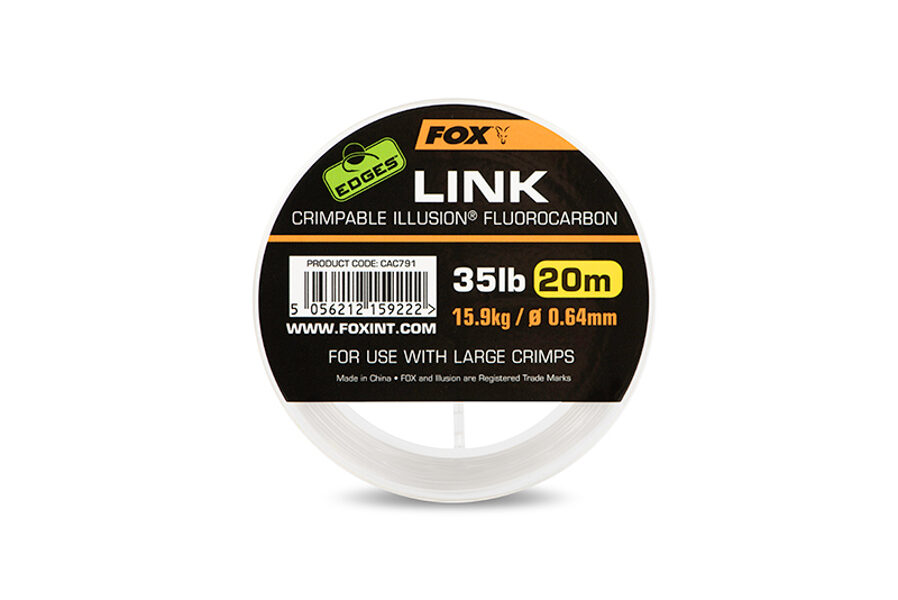 FOX EDGES™ LINK ILLUSION FLUROCARBON 25lb , 35lb / 20m