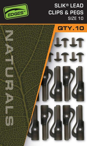 FOX EDGES™ NATURALS SLIK LEAD CLIP & PEGS - SIZE 10