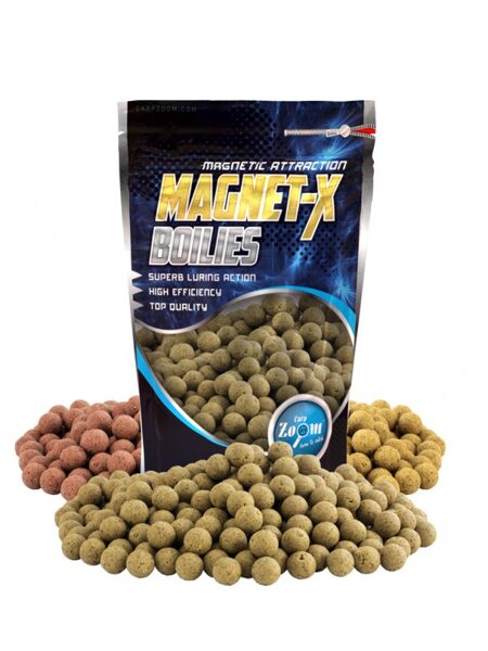 Magnet-x boilies 16mm, spicy sausage, squid, robin red Boilas