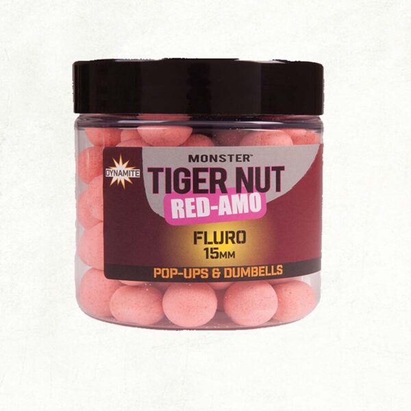 Tiger Nut Red Amo Fluro Pop Ups and dumbells 15mm / 10mm