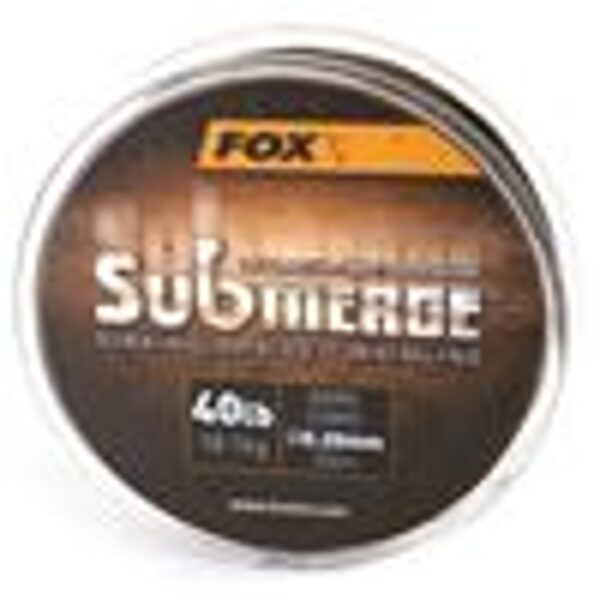 Fox Aukla, Submerge™ Sinking Braided Mainline - Dark Camo 55Lb, 40lb un 25lb -  300m