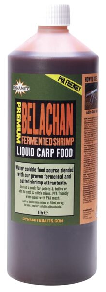 Dynamite Premium Belachan Liquid Carp Food, Premium Fermentētas garneles šķidrā karpu barība 1L