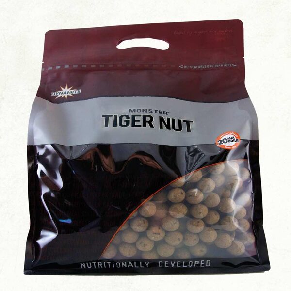 Dynamite 20mm Monster Tigernut Boilies - Milzu tīģerrieksta boilas 5kg