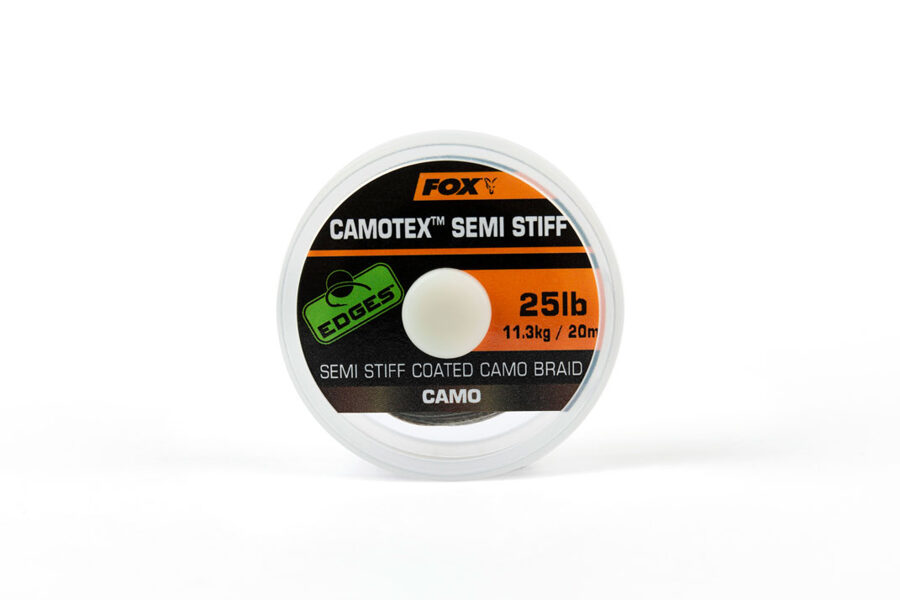 CAMOTEX SEMI-STIFF, Vidēji cietais Pavadiņu materiāls 20lb/25lb/35lb