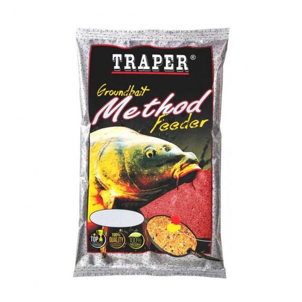 Traper Groundbait Method Feeder 750g / Iebarošanas sausā piedeva