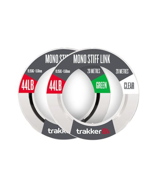Trakker MONO STIFF LINK, Cietais mono pavadmateriāls - Zaļš vai caurspīdīgs