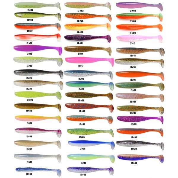 Keitech Easy Shiner 8″ Lure , Silikona "ēdamgumijas" no Japānas 20cm - dažādas krāsas ( NEW UV ACTIVE LURES )