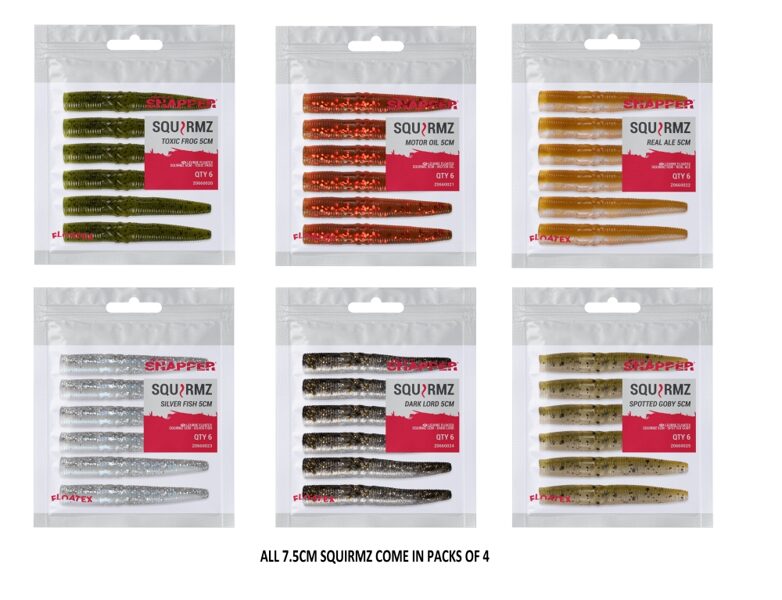 Silikona māneklis Korum Snapper Floatex Squirmz 7.5cm