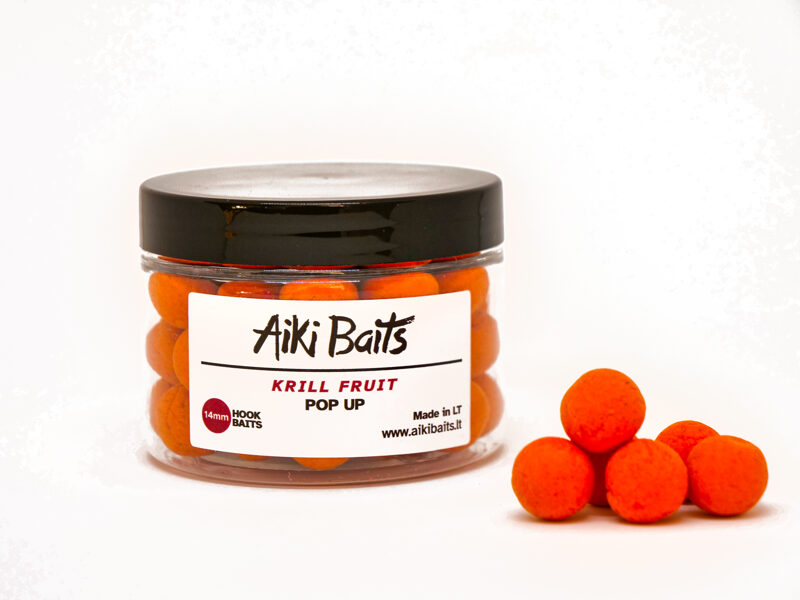 AIKI Krill Fruit pop up, Peldošas pop up boilas Krila Augļu 14mm