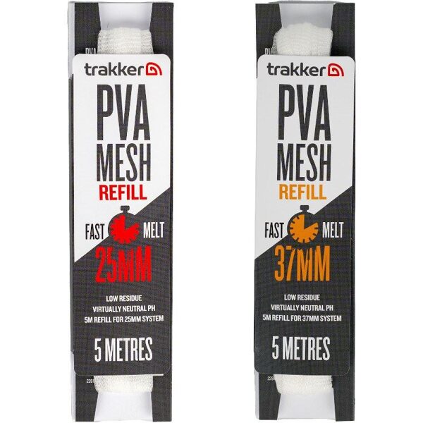 Trakker PVA MESH SYSTEM REFILL, PVA rezerves siets 25mm vai 37mm , 5metri