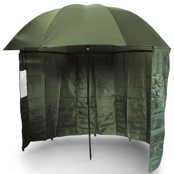 NGT 45" Green Brolly with Sides , Zaļš lietussargs ar sienu  - 180cm diametrs .