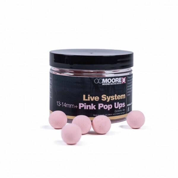 LIVE SYSTEM PINK or White POP UPS baltā vai rozā krāsā 13-14mm
