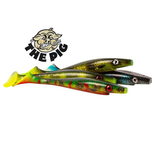 STRIKE PRO PIG SHAD 15CM 20G / Mīkstās gumijas māneklis lielajām plēsīgajām zivīm