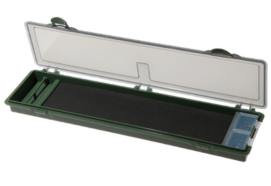 Carp Zoom Plastic Stiff Rig Box with Pins, Kastīte āķu un pavadiņu uzglabāšanai