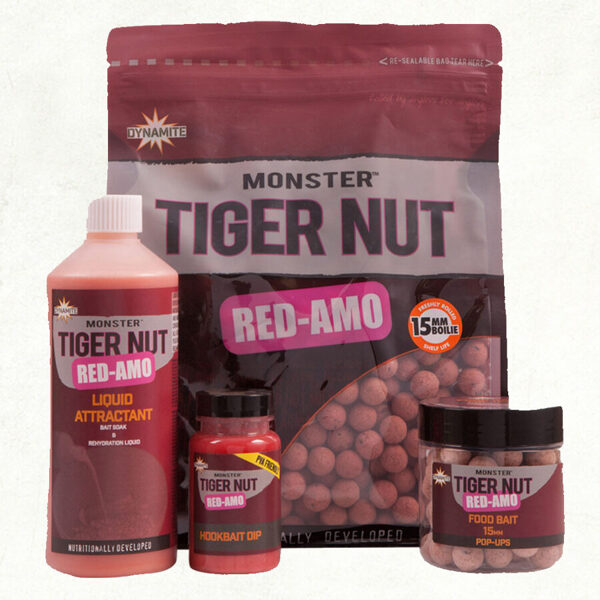 Dynamite Baits 12mm Tigernut Red Amo Boilies - Red Amo Tīģerrieksta boilas 1kg