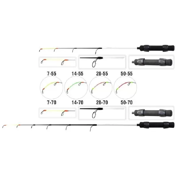 Ziemas makšķere AKARA Ice Jig Prof (70 cm, slodze 28 g)