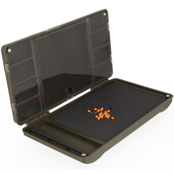 NGT XPR Plus kastīte ar magnētu sīkumiem un pavadām, Terminal Tackle and Rig Board