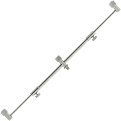 NGT stainless steel Adjustable buzz bar 30-40cm 3 makšķeru turētājs