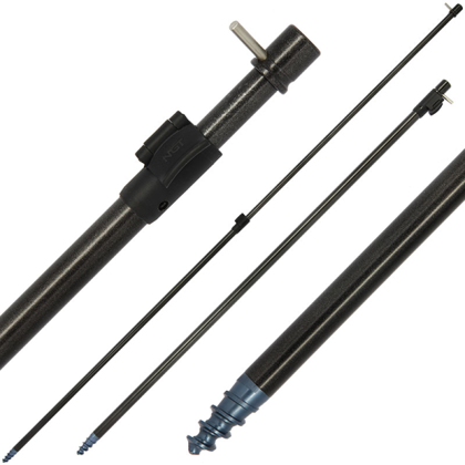 38" Power Bore Aluminium Storm Pole with T Bar 97-178cm