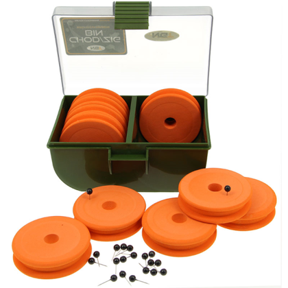 Chod / Zig Bin rig holder with 10 EVA Winders