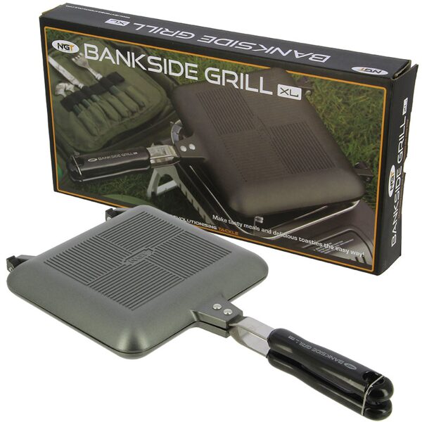 NGT Bankside Sandwich Toaster - Gun Metal (Large), Lielā tosterpanna tūrismam