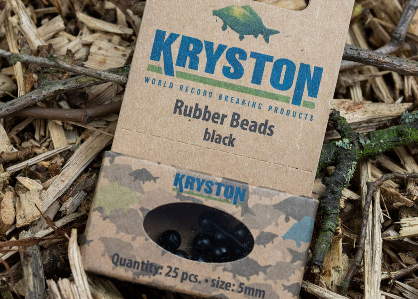 KRYSTON Rubber Beads, Gumijas lodītes, 5mm