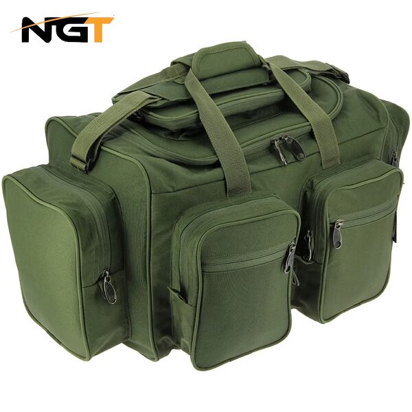 NGT Carp Coarse Fishing Deluxe GTS Carryall Multi Pocket Holdall Tackle Bag