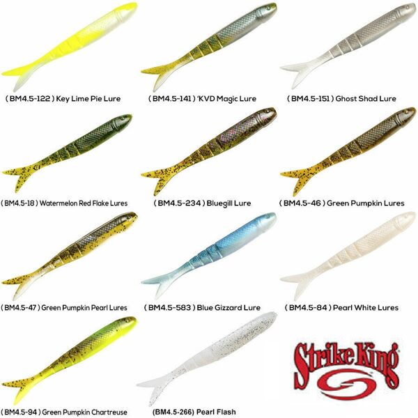 Strike King KVD Plastic Blade Minnow 4.5" / 11.4cm