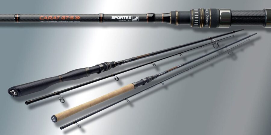 SPORTEX Carat GT-S travel, 3m, 21-67g Seatrout taimiņu lašu makšķerkāts 4- daļīgs ceļojuma