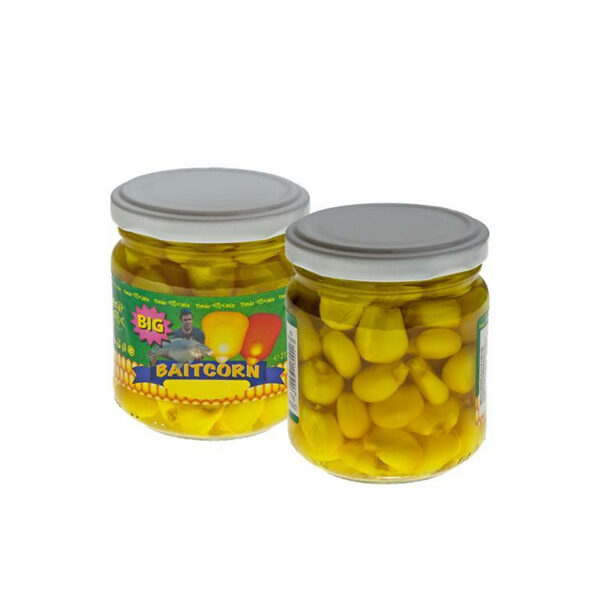 BIG Baitcorn / Milzīga mērcēta kukurūza bundžā , gatavā ēsma , 212ml