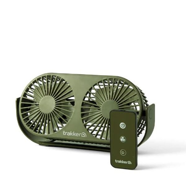 TRAKKER Remote Bivvy Fan,  pārnēsājams ventilators ar pulti