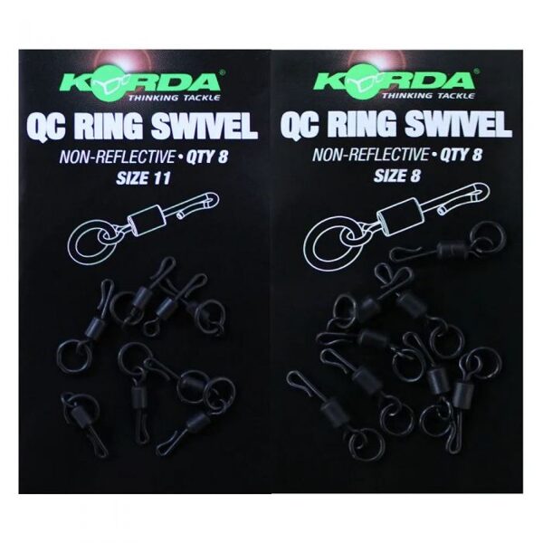 KORDA Kwik Change Swivel w/ Ring / 11 un 8 izmērs