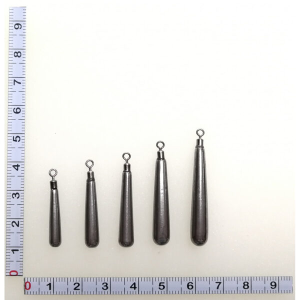 Volframa dropshot / Jig Rig atsvars ar griezekli 1.8g - 21g