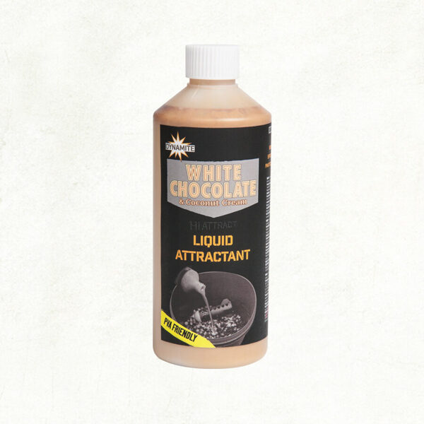 Dynamite White Chocolate & Coconut Cream Liquid Attractant, Baltā šokolāde un kokosriekstu krēma atraktors