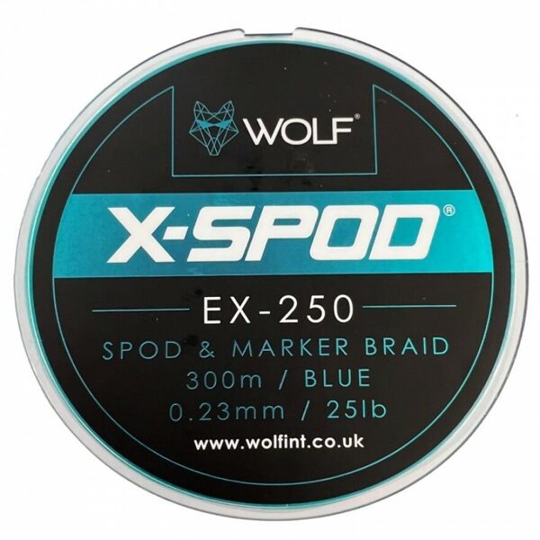 WOLF X-SPOD EX-250 Spod & Marker Braid 300m , ZILA , 0,23mm / 25lb