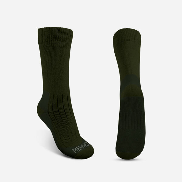 Finntrail MERINO Dark green 3201 Thermal socks , Merino vilnas termo zeķes